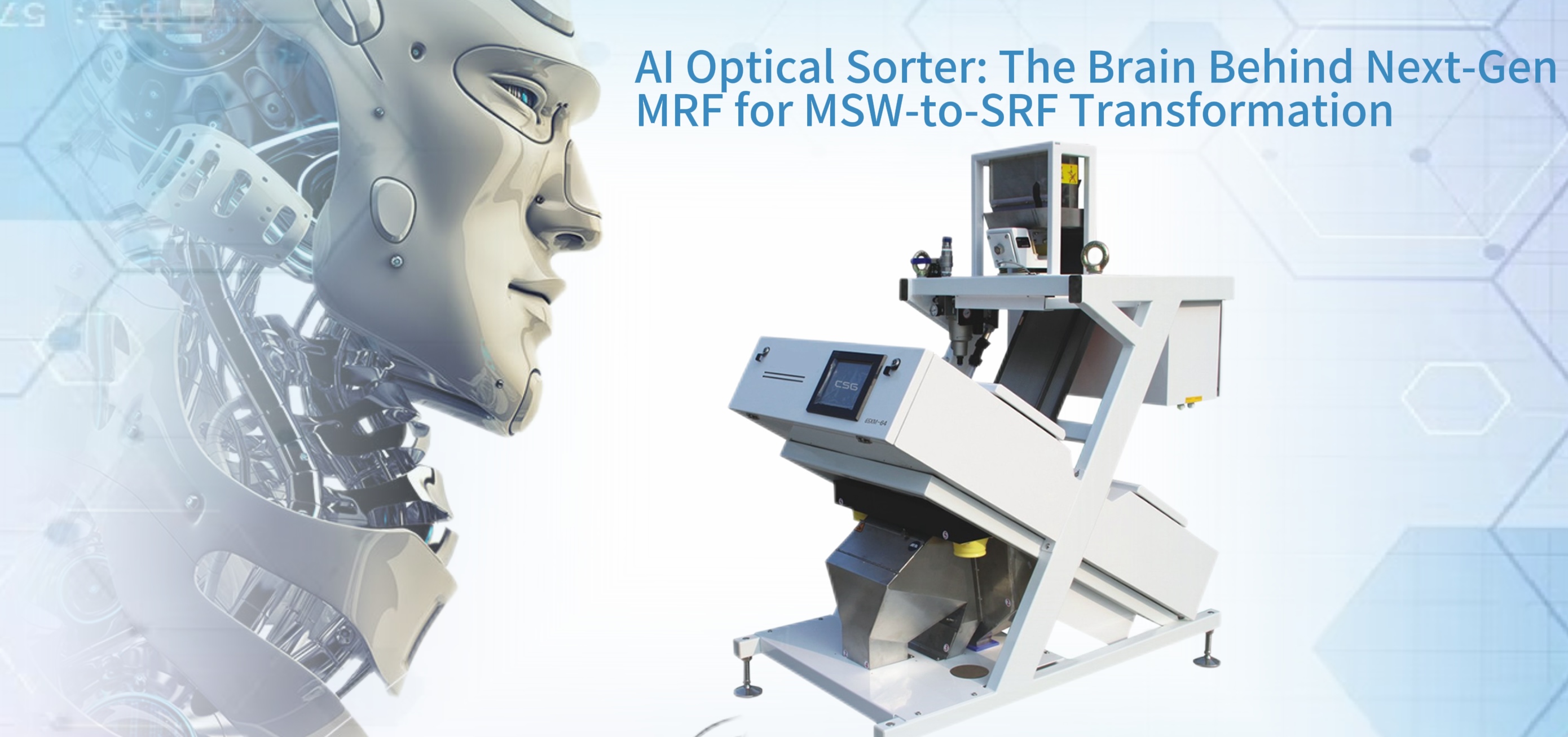 AI Optical Sorter: The Brain Behind Next-Gen MRF for MSW-to-SRF Transformation
