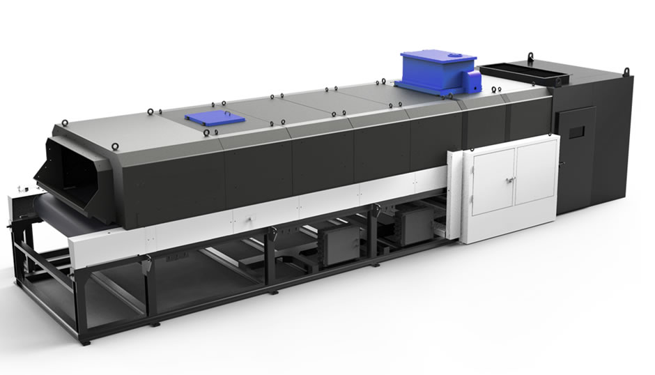 Picture shows 1400mm Belt Width AI X-ray Sorting Machine.