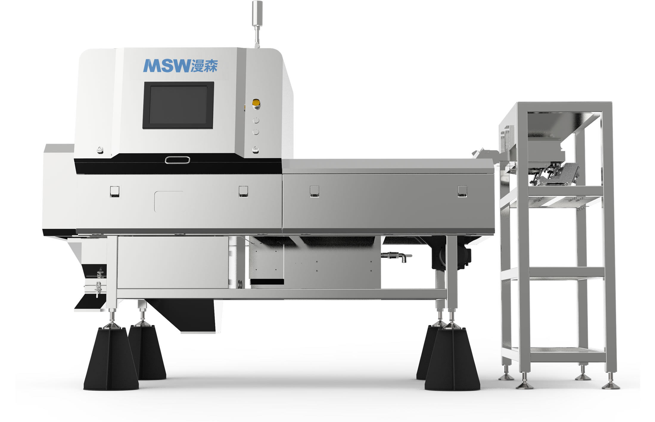 Picture shows 800mm Belt Width AI X-ray Sorting Machine.