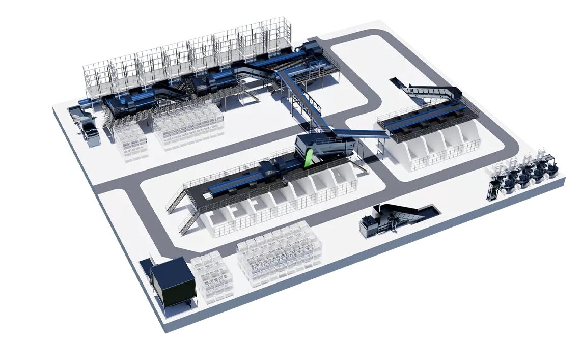 MSW sorting system
