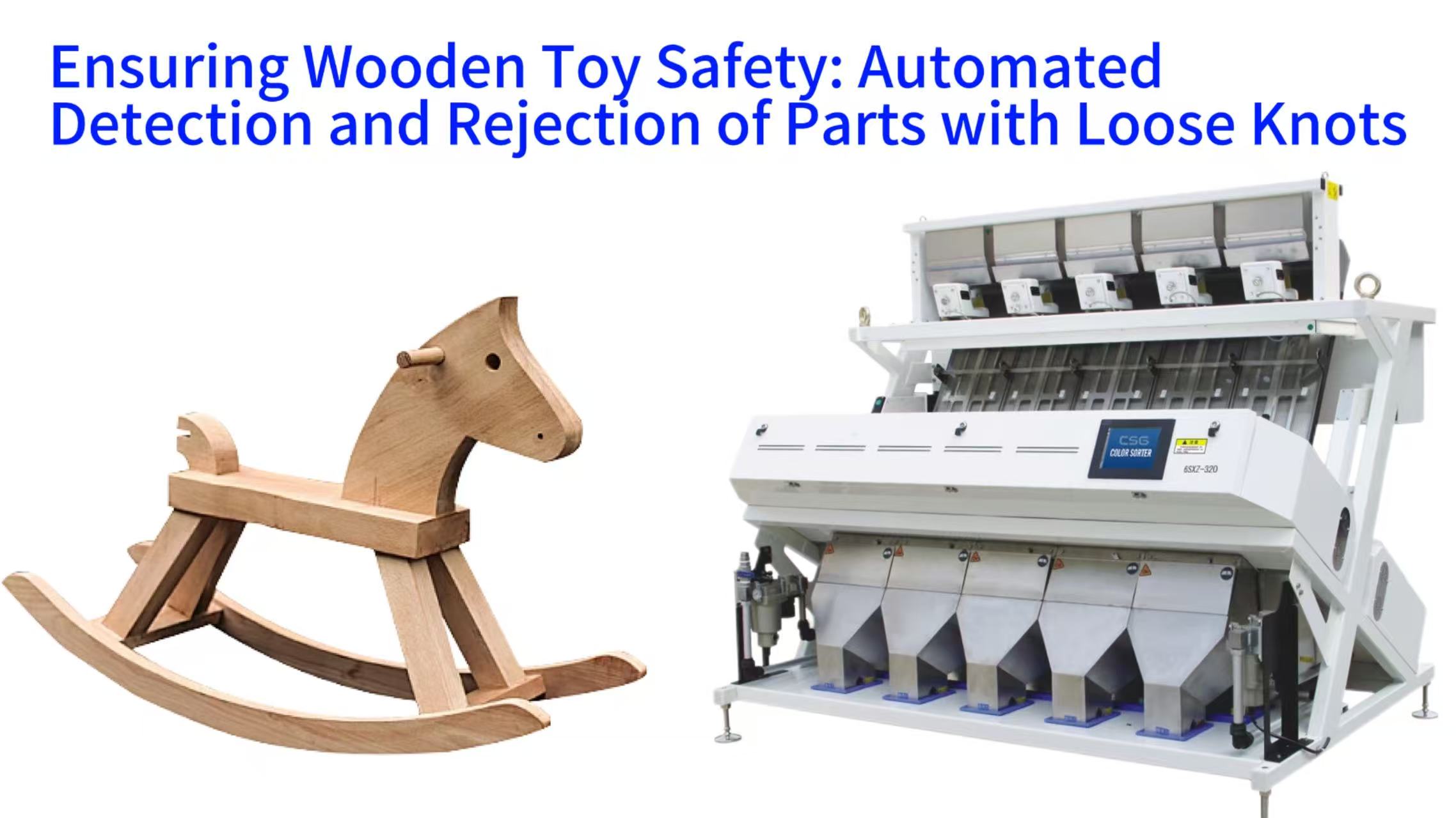 Ensuring Wooden Toy Safety: Automated Detection and Rejection of Parts with Loose Knots