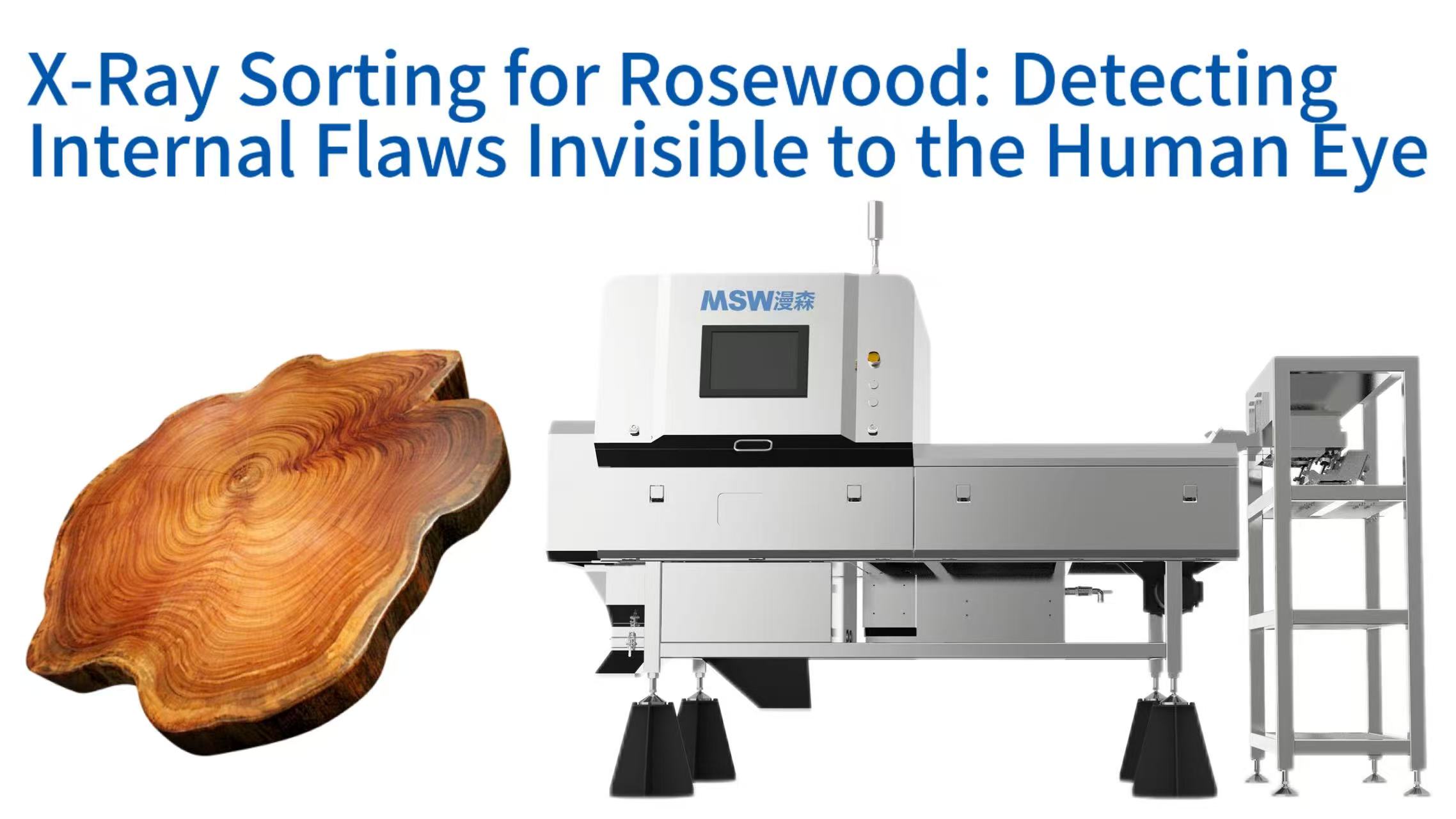 X-Ray Sorting for Rosewood: Detecting Internal Flaws Invisible to the Human Eye